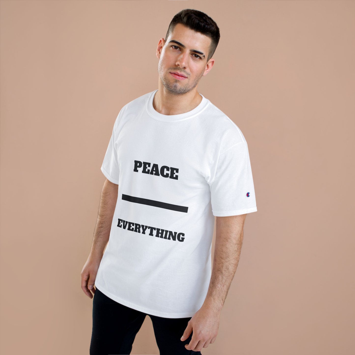 Peace Symbol Champion T-Shirt - Hindu Peace Reminder
