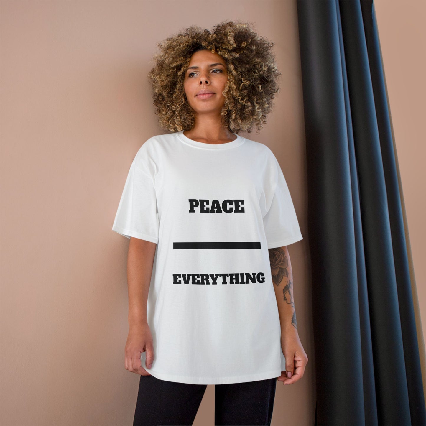 Peace Symbol Champion T-Shirt - Hindu Peace Reminder