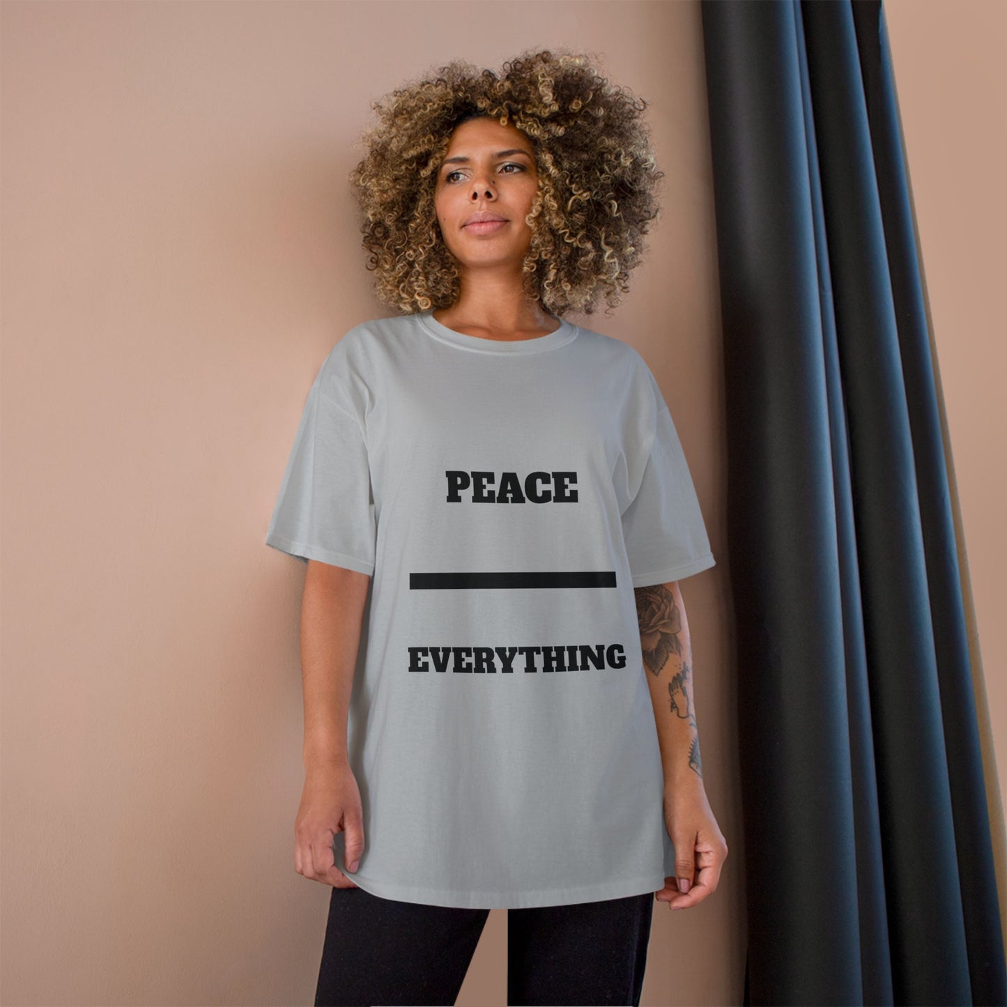 Peace Symbol Champion T-Shirt - Hindu Peace Reminder