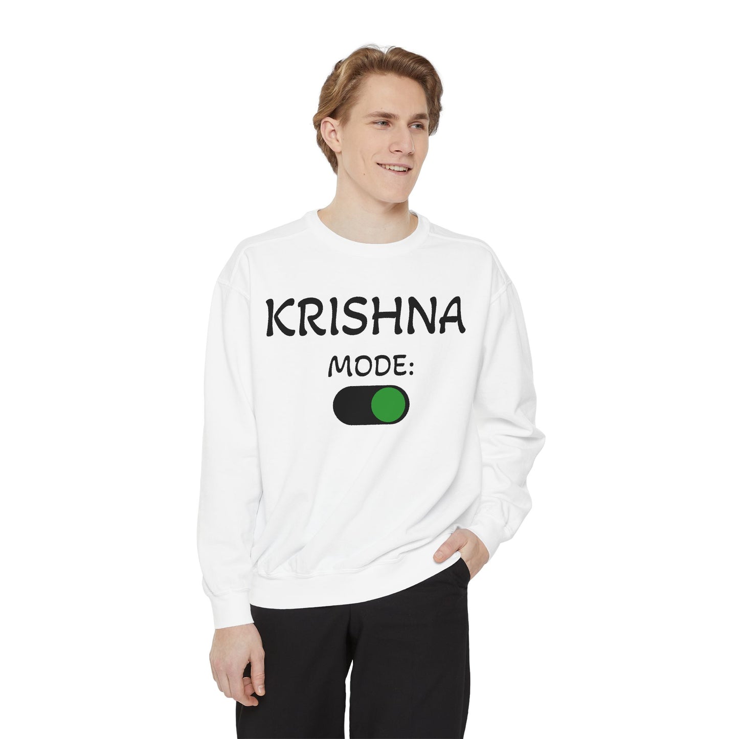 Krishna Mode: Garment-Dyed Sweatshirt