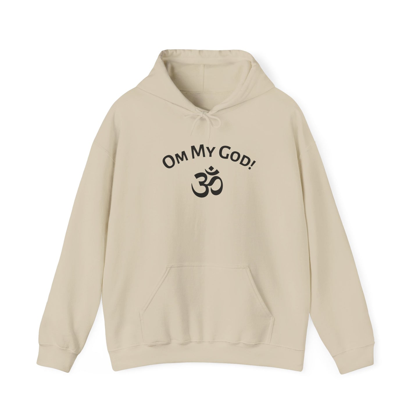 Hoodie - Om My God Funny Om Sign Hooded Sweatshirt