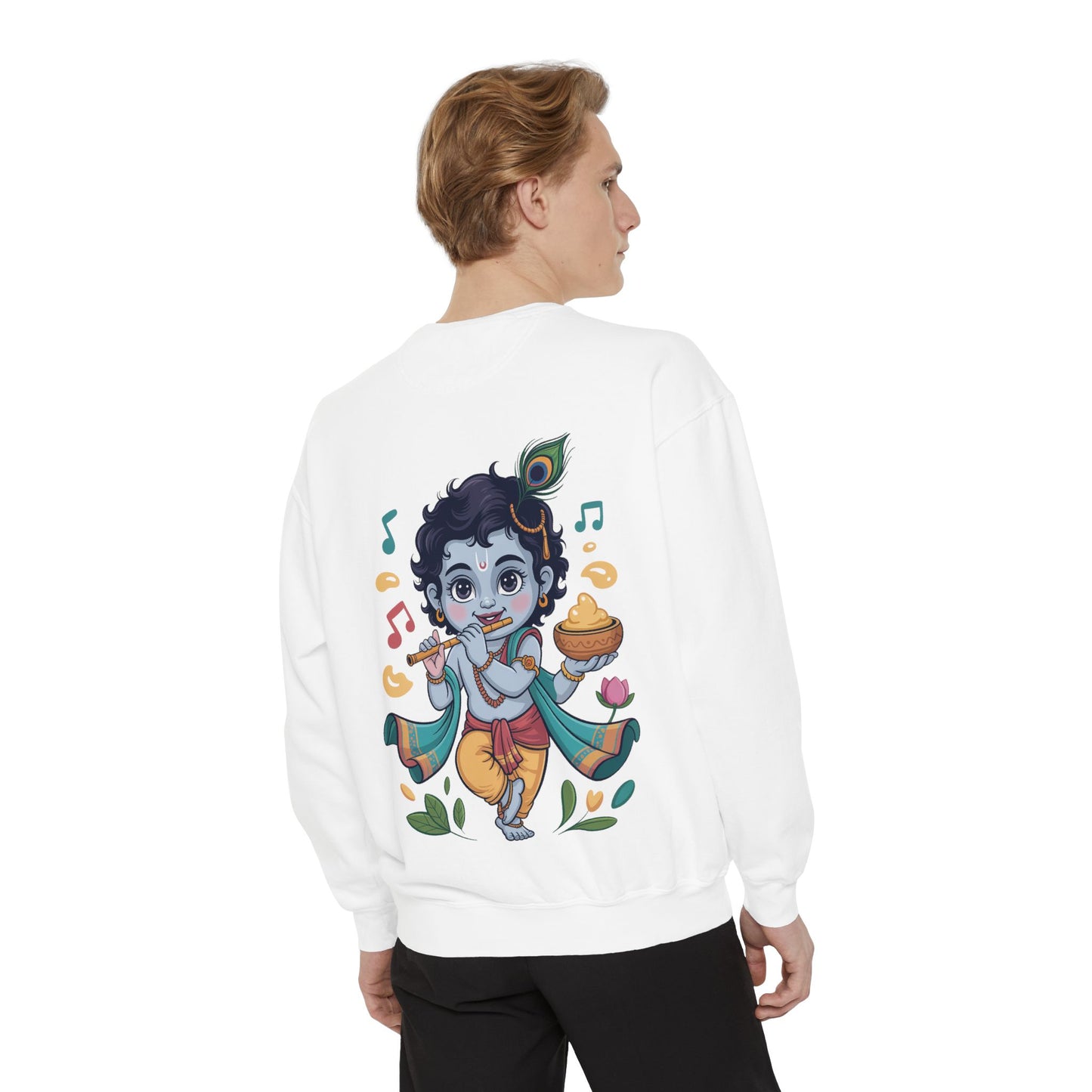 Krishna Mode: Garment-Dyed Sweatshirt