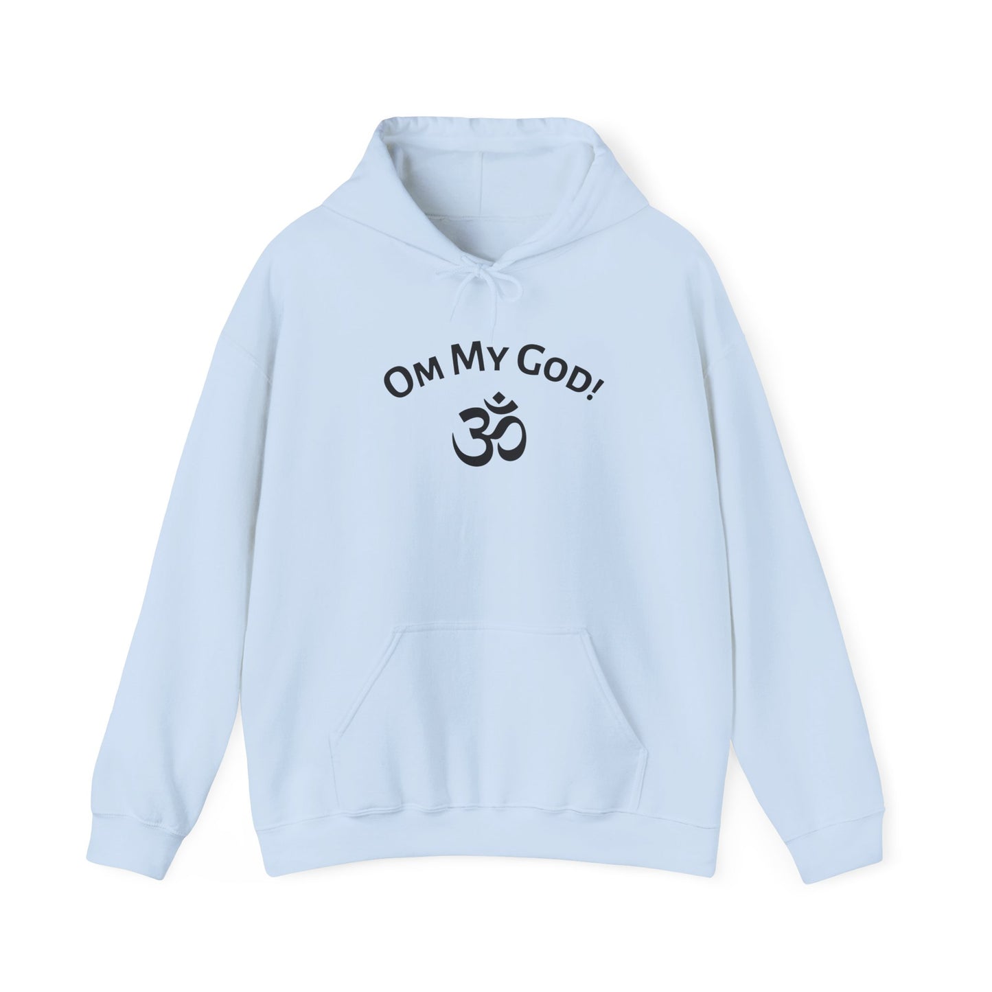 Hoodie - Om My God Funny Om Sign Hooded Sweatshirt