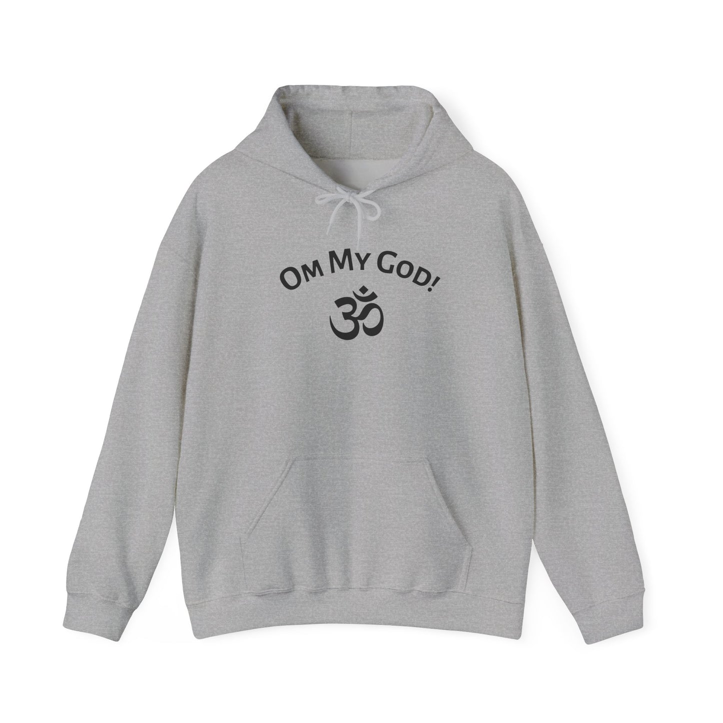 Hoodie - Om My God Funny Om Sign Hooded Sweatshirt