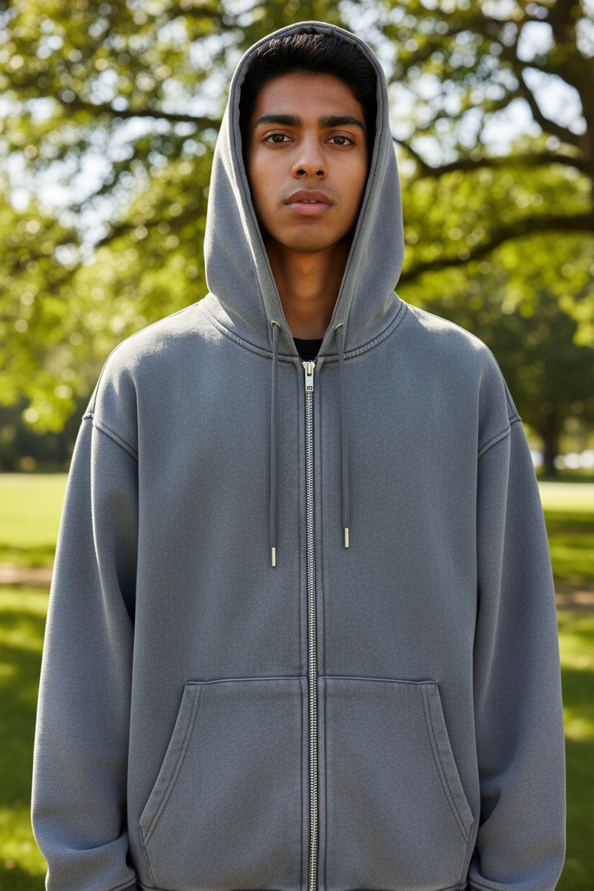 Krishna Loves You Zip-Through Hoodie | Modern Hindu Streetwear