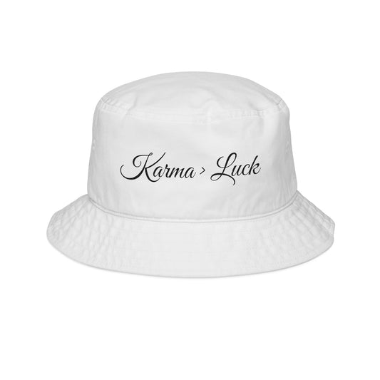 Embroidered Karma Luck Bucket Hat