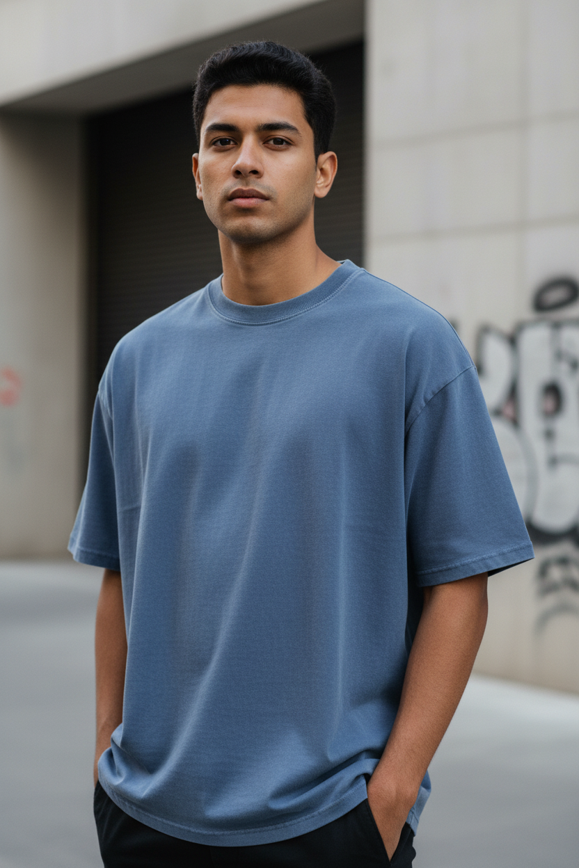 #GoodKarma Oversized Cotton T-Shirt | Minimal Streetwear