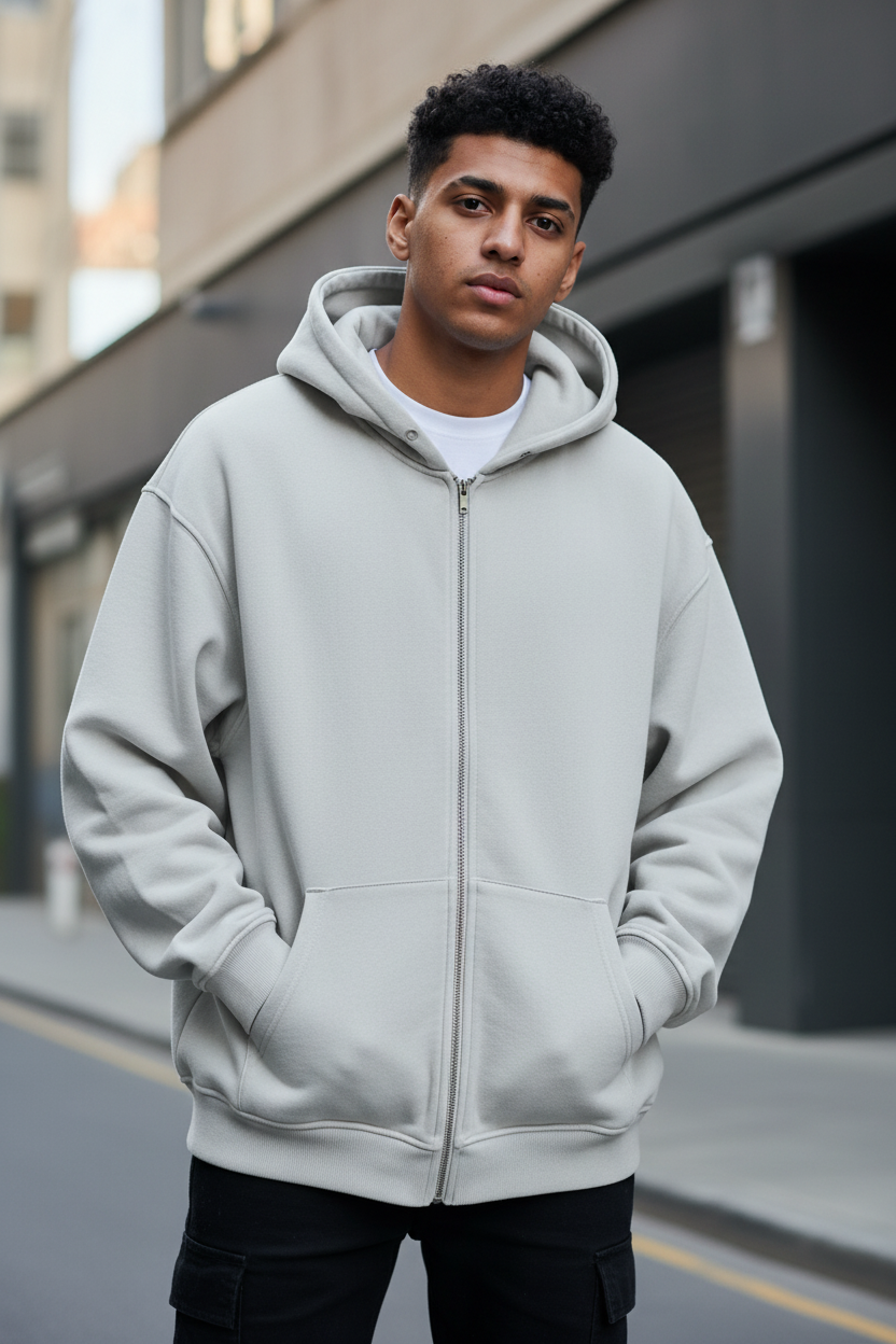 Krishna Loves You Zip-Through Hoodie | Modern Hindu Streetwear