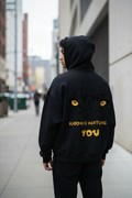Karma Is Watching Oversized Hoodie – Streetwear Back Print
