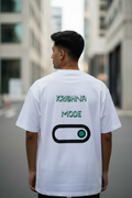 Krishna Mode: On Oversized T-Shirt – Back Print Streetwear