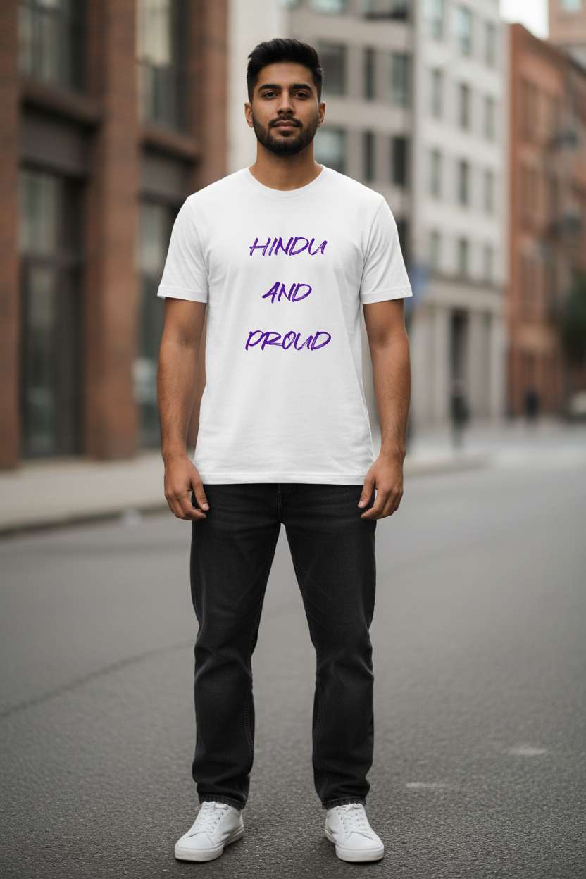 Hindu and Proud T-Shirt | Modern Hindu Streetwear