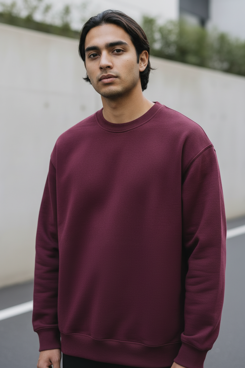 Krishna-Mas Heavyweight Crewneck Sweatshirt | Modern Hindu Streetwear