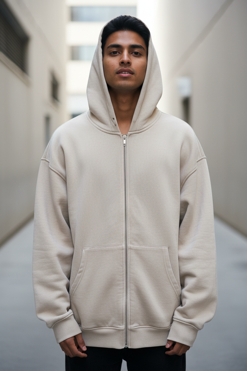 Krishna Loves You Zip-Through Hoodie | Modern Hindu Streetwear