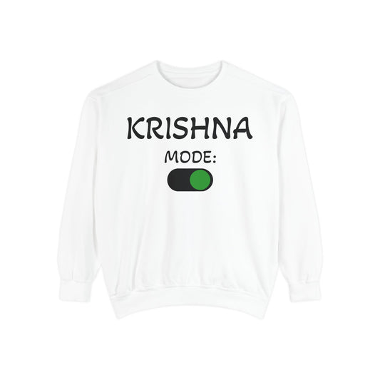 Krishna Mode: Garment-Dyed Sweatshirt