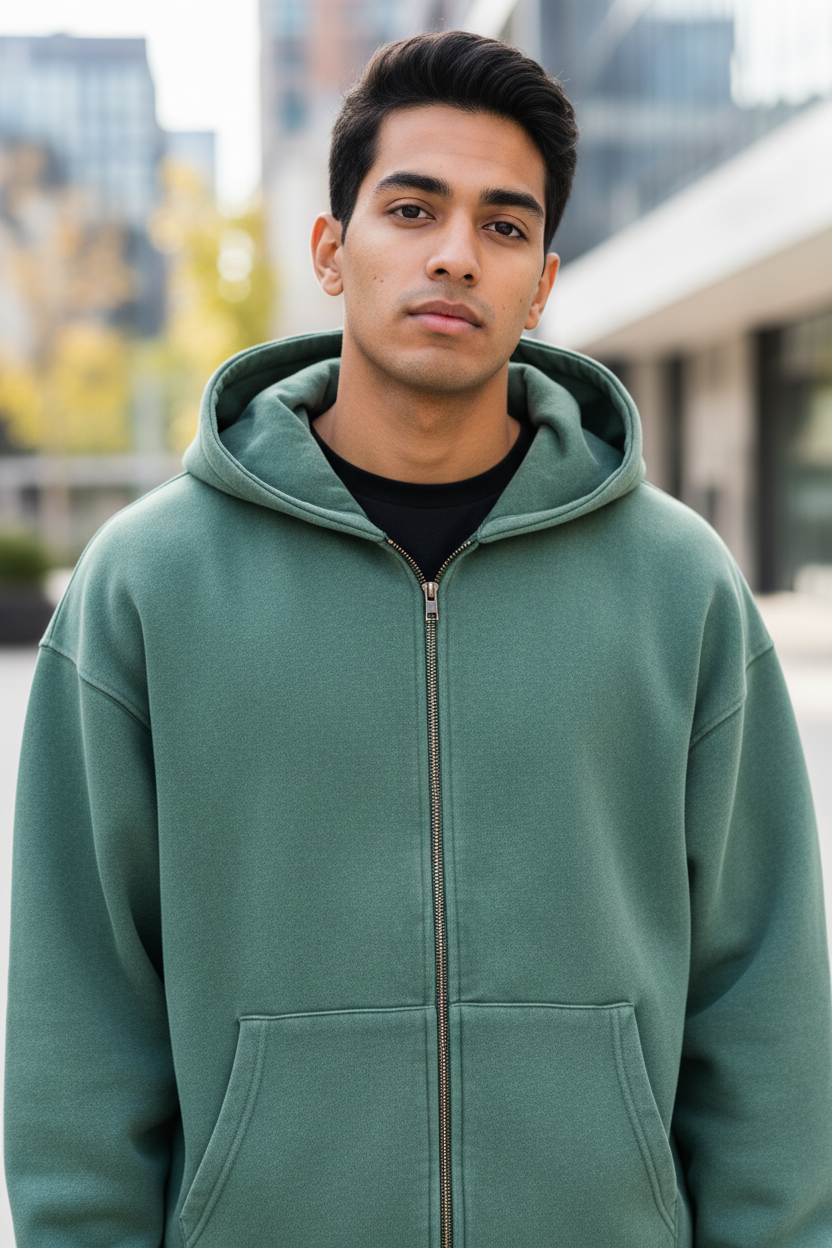 Krishna Loves You Zip-Through Hoodie | Modern Hindu Streetwear