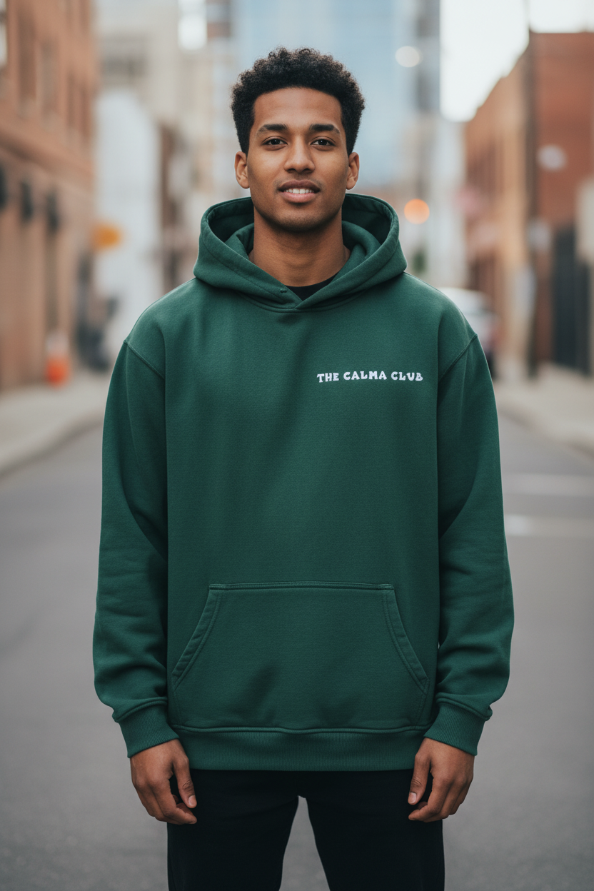 Krishna Musician Heavyweight Oversized Hoodie | Modern Hindu Streetwear