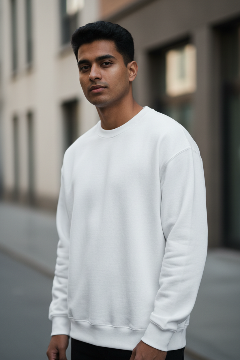 Krishna-Mas Heavyweight Crewneck Sweatshirt | Modern Hindu Streetwear